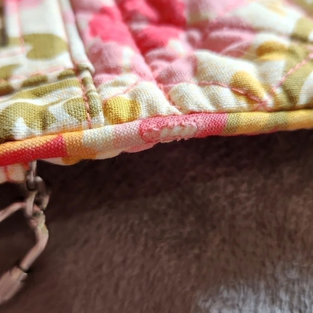 Vera Bradley Retired Folkloric Quilted One For The Money Wallet Coin Bag